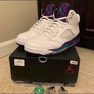 Jordan Grape 5 (Stock X Verified)
